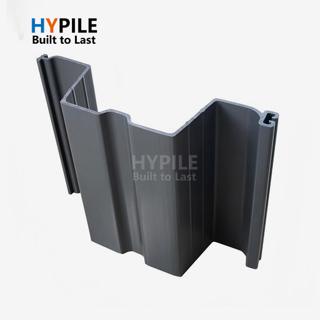 Double U Type PVC Sheet Piles Vinyl Sheet Piles